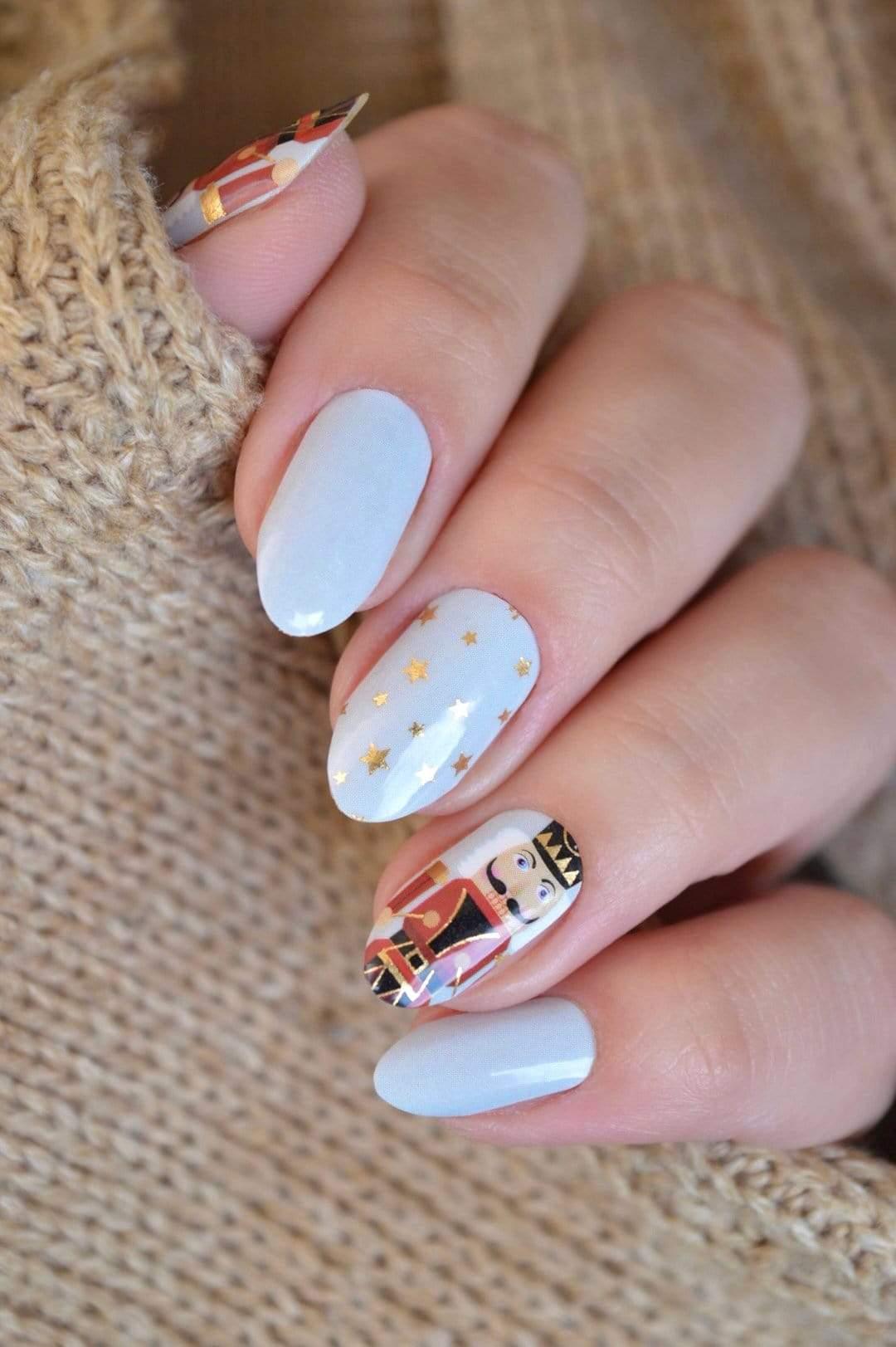 Personail Nail Wraps Nut Cracker