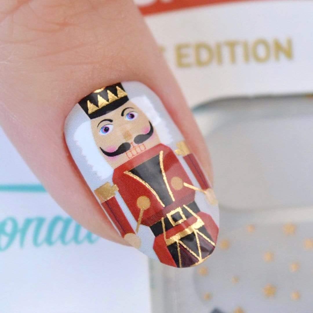 Personail Nail Wraps Nut Cracker