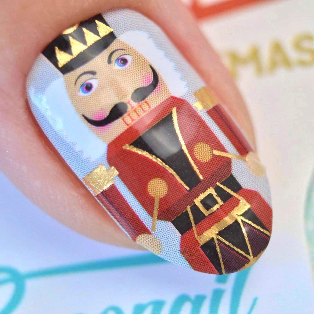 Personail Nail Wraps Nut Cracker