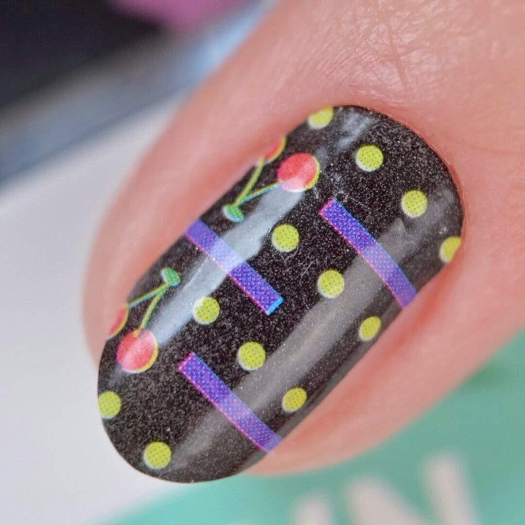 Personail Nail Wraps Pac-man