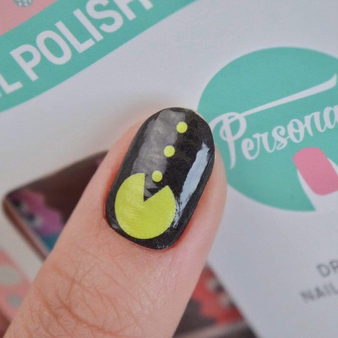Personail Nail Wraps Pac-man