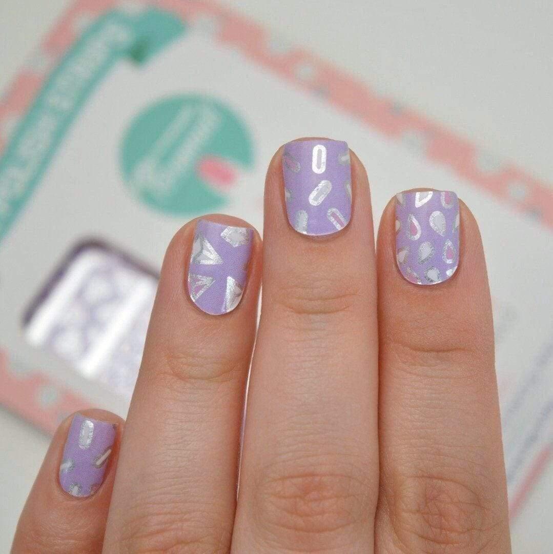 Personail Nail Wraps Purple Rain by Ellen Porteus
