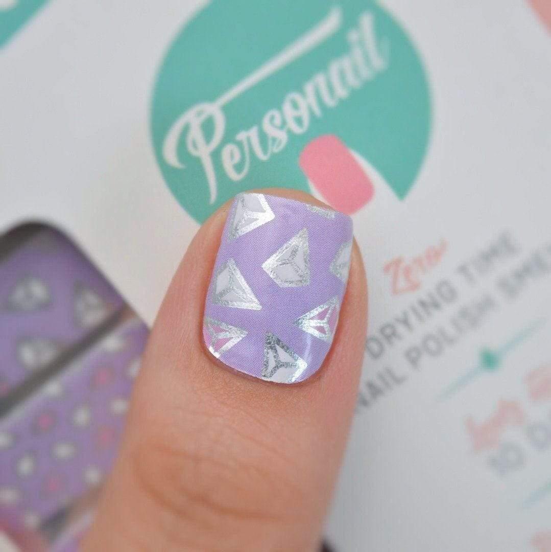Personail Nail Wraps Purple Rain by Ellen Porteus