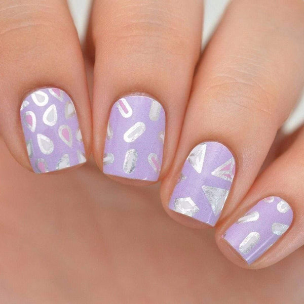 Personail Nail Wraps Purple Rain by Ellen Porteus
