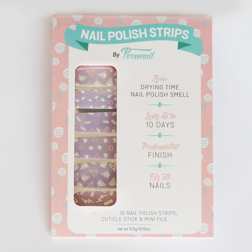 Personail Nail Wraps Purple Rain by Ellen Porteus