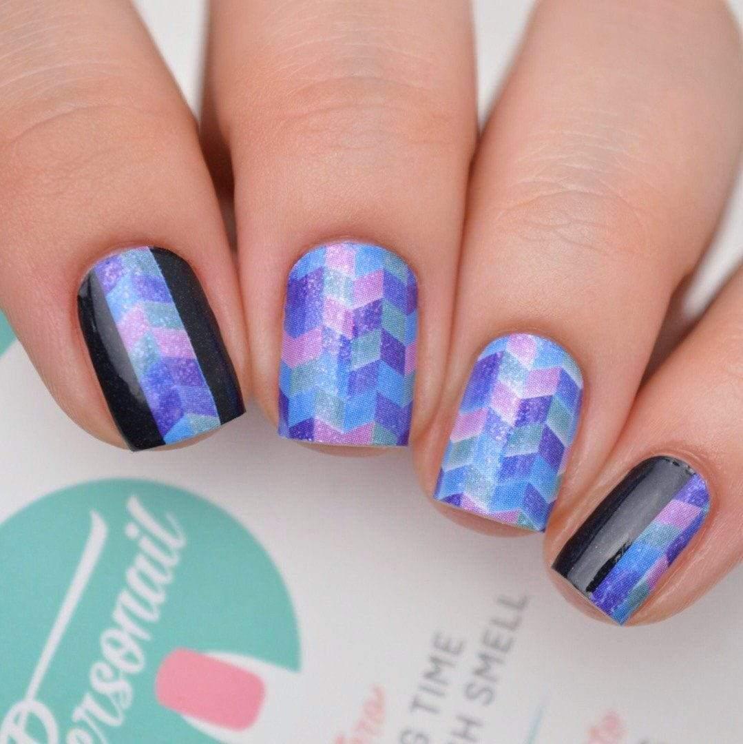 Personail Nail Wraps Rainbow Fish