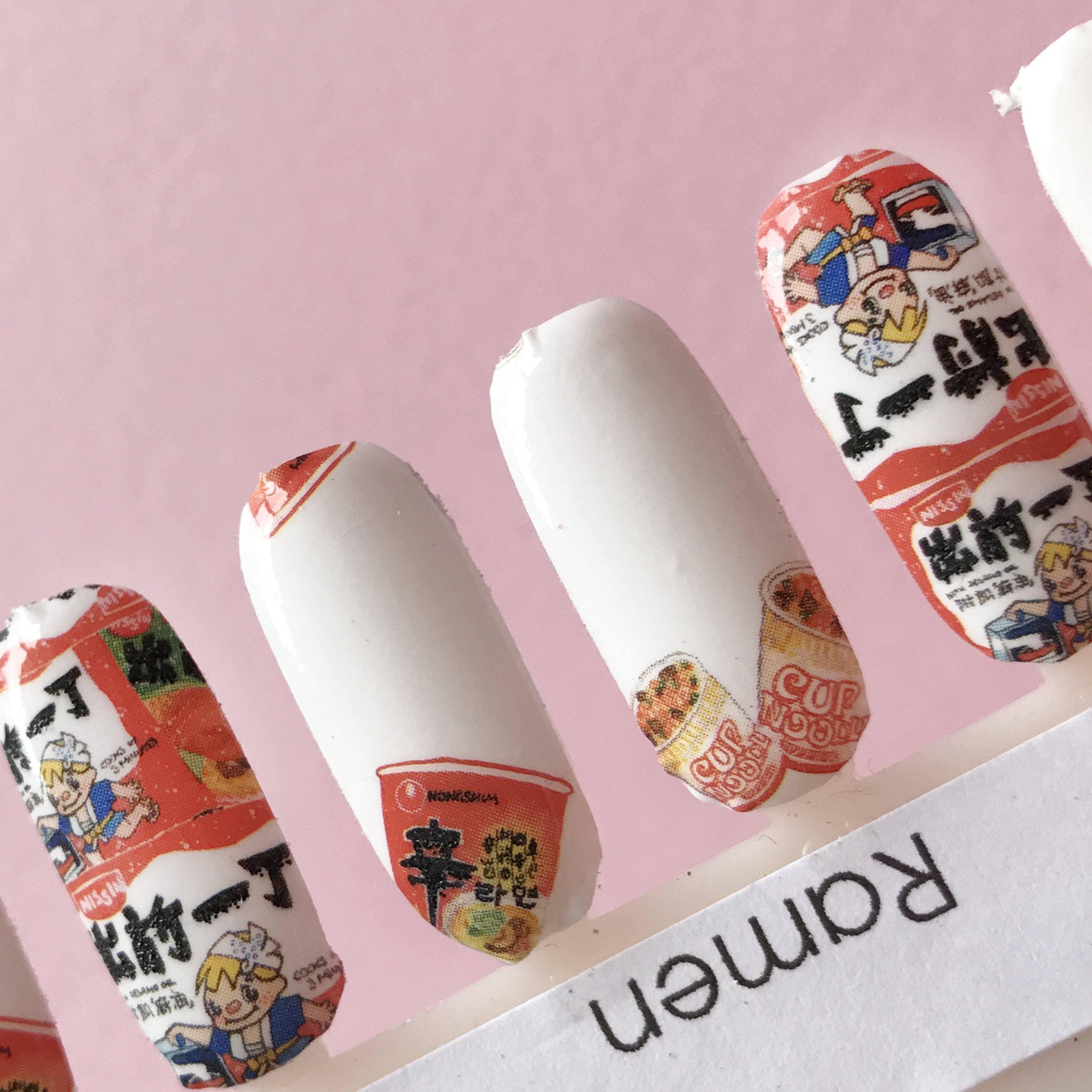 Personail Nail Wraps Ramen