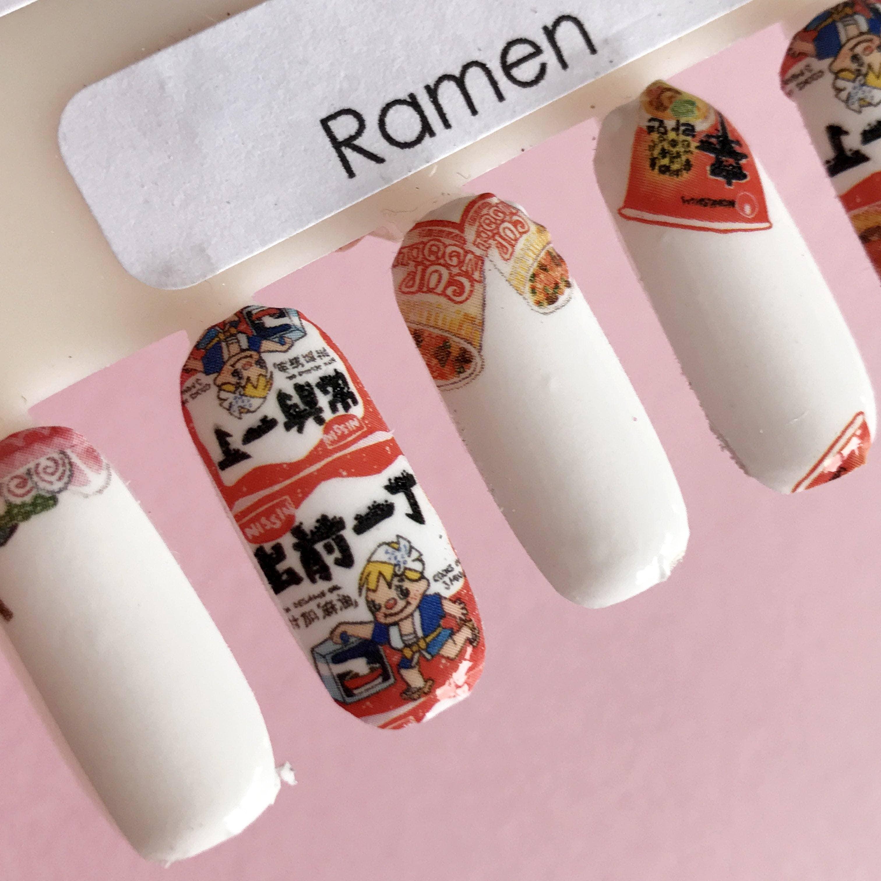 Personail Nail Wraps Ramen