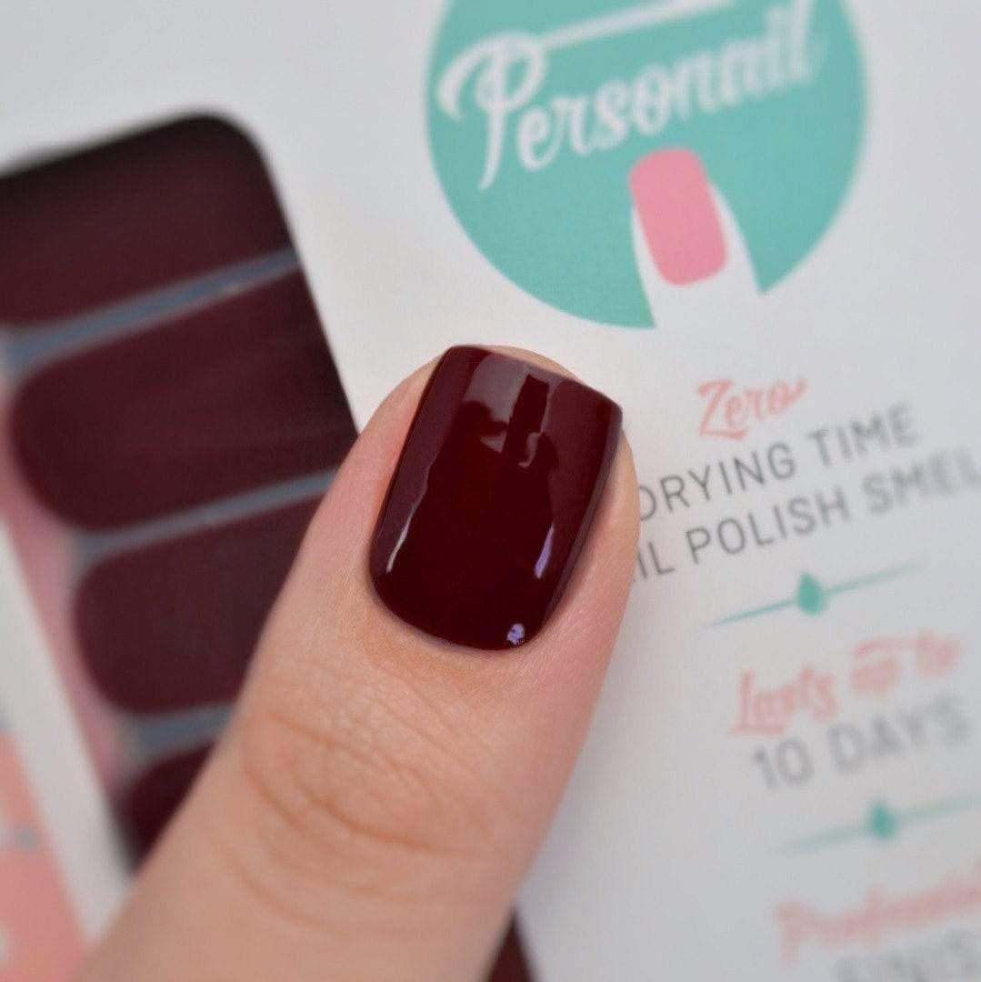 Personail Nail Wraps Rouge Noir