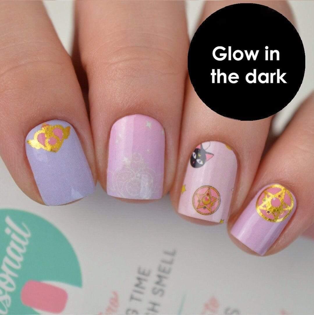 Personail Nail Wraps Sailor Moon (Glow in the dark)