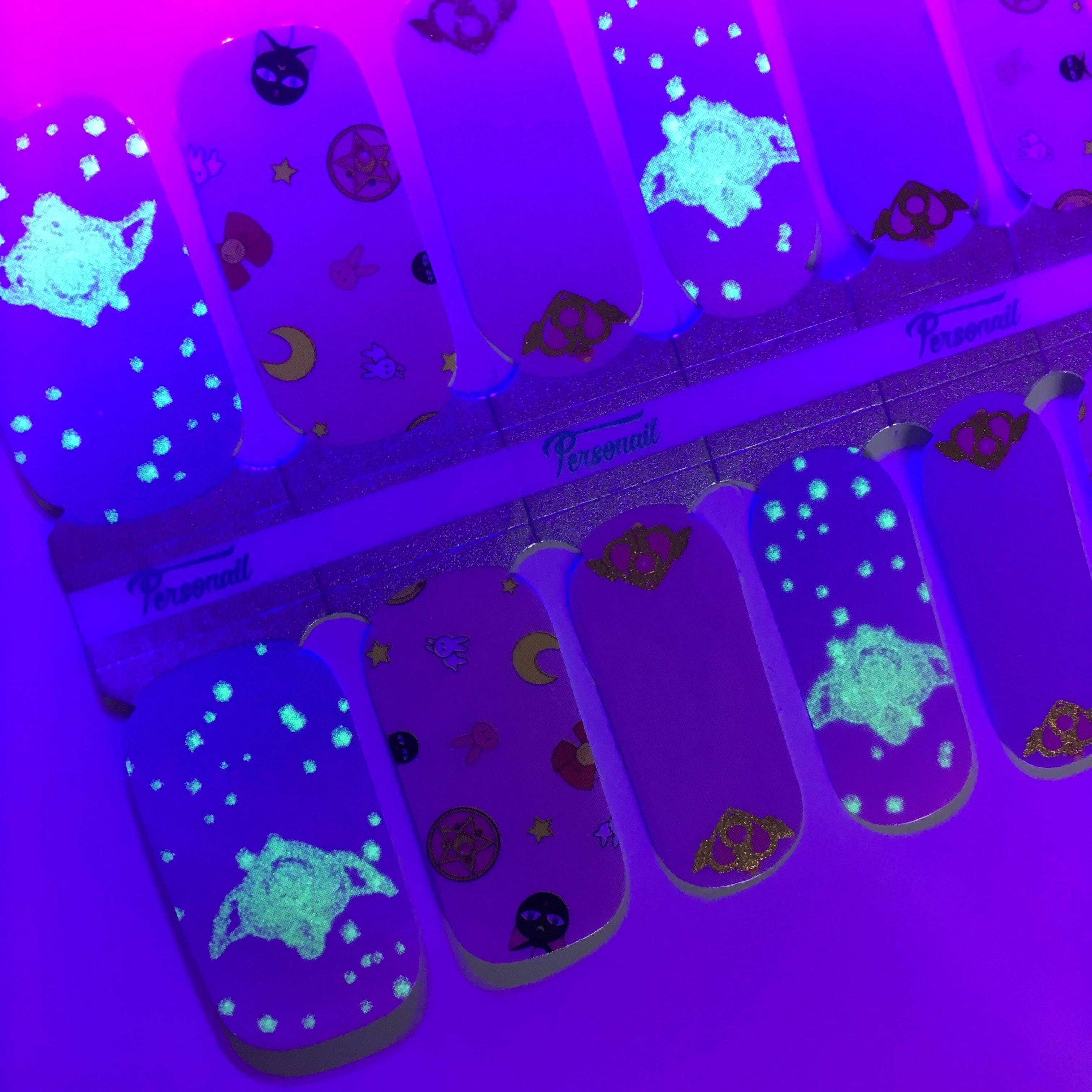 Personail Nail Wraps Sailor Moon (Glow in the dark)