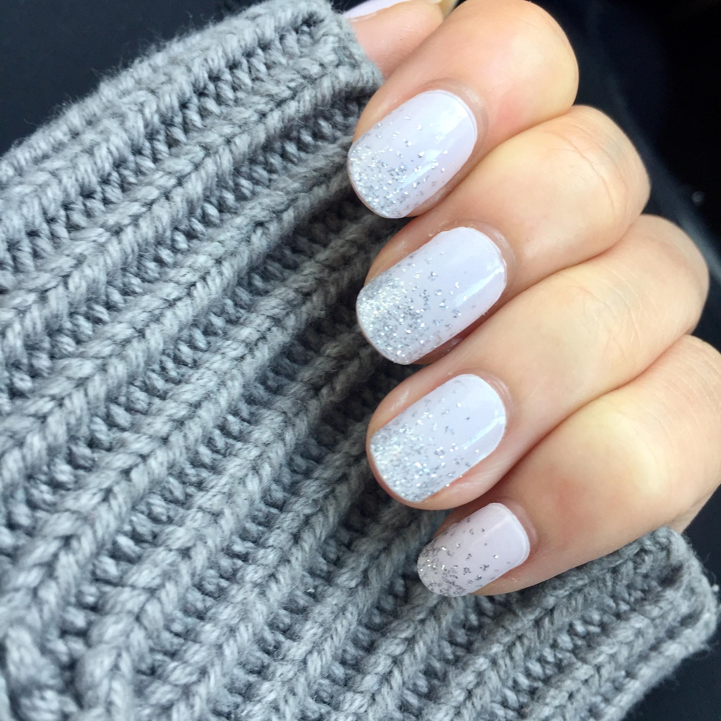 Personail Nail Wraps Silver Tips 2.0 (Transparent)