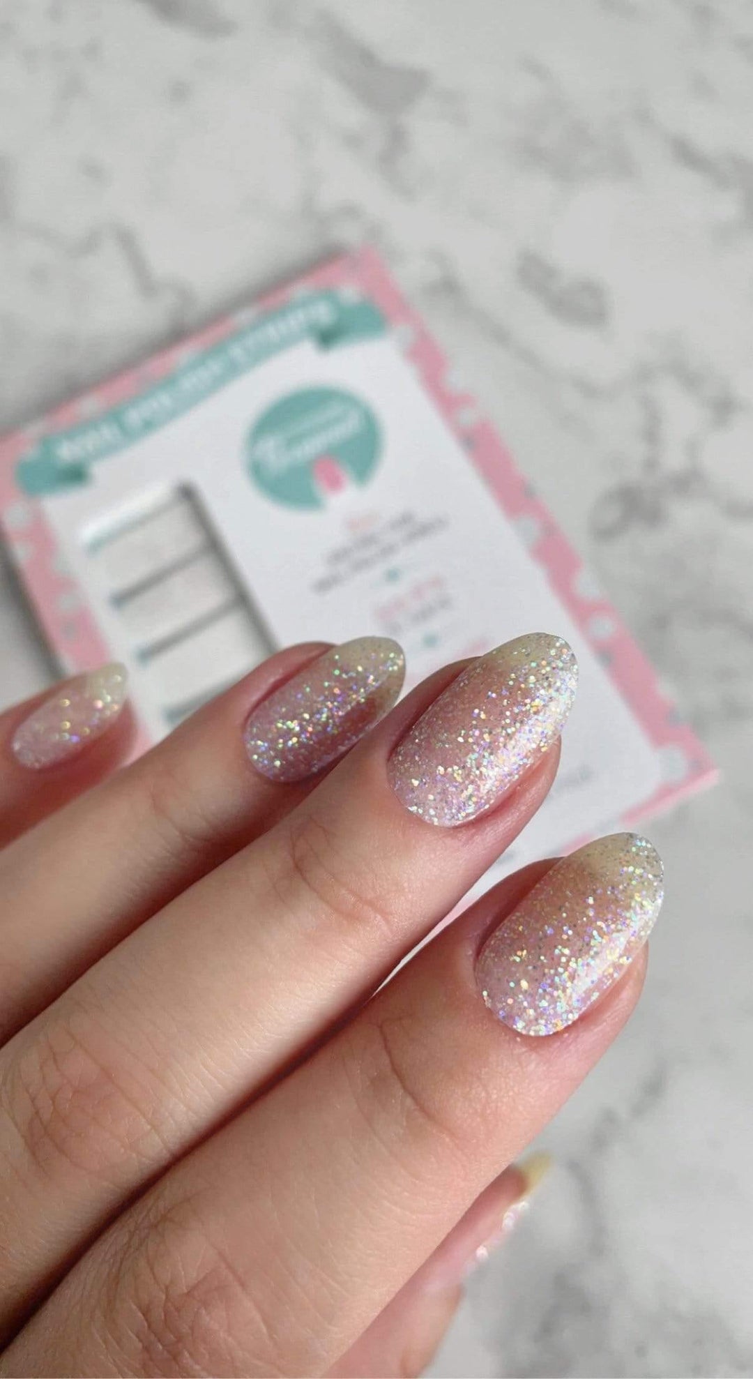 Personail Nail Wraps Snow