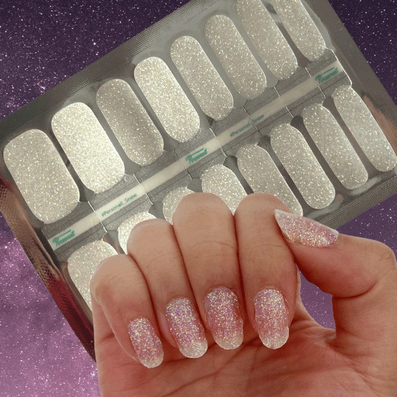 Personail Nail Wraps Snow