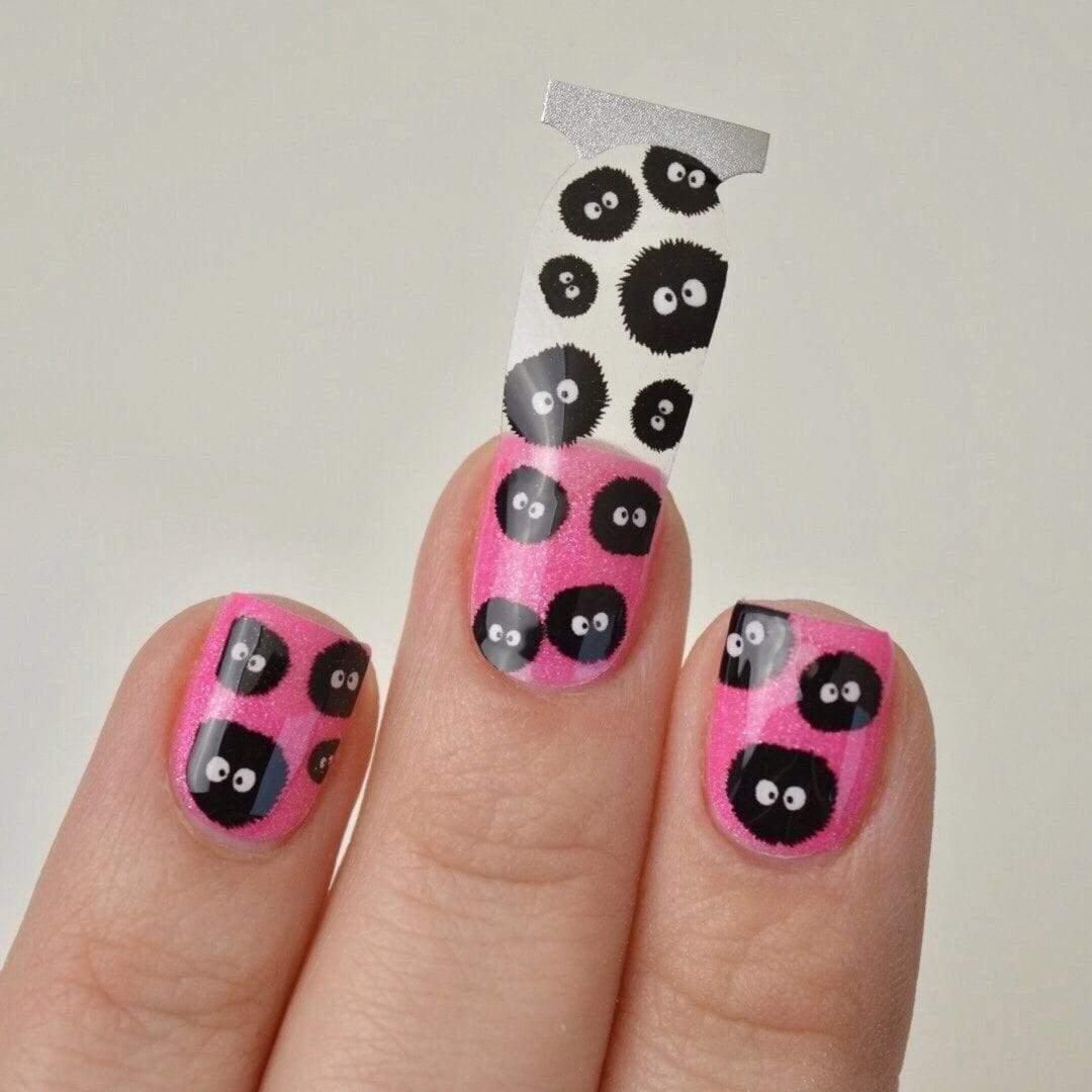 Personail Nail Wraps Soot Sprites (Transparent)