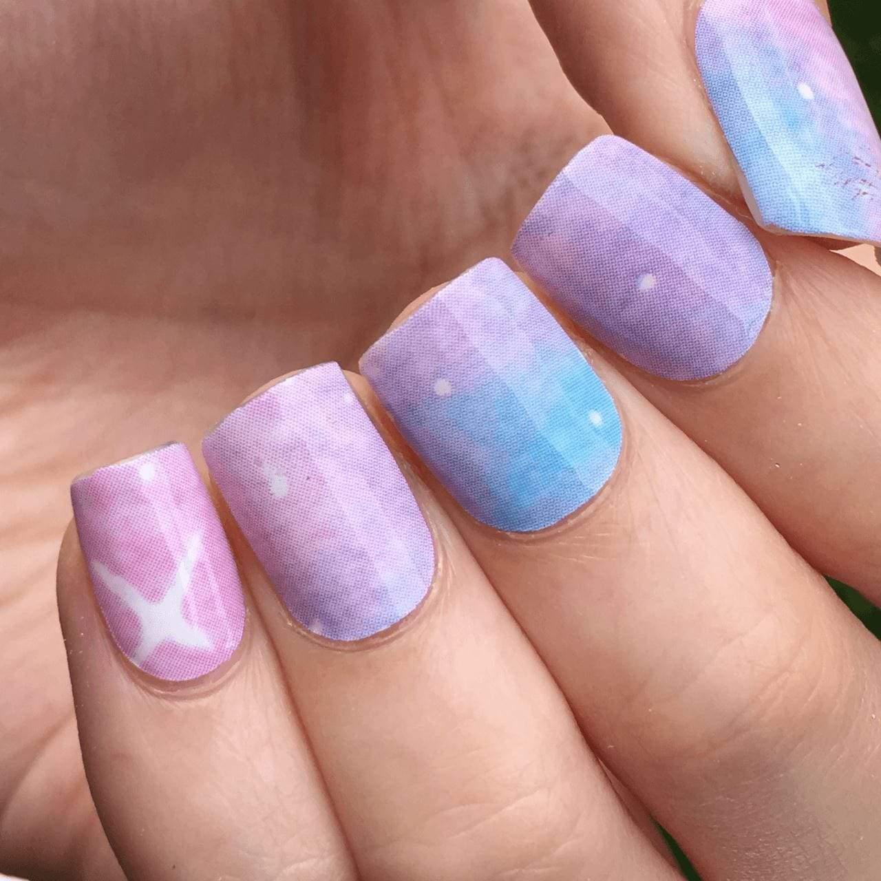 Personail Nail Wraps Space for Kids (Age 2-7 years old)