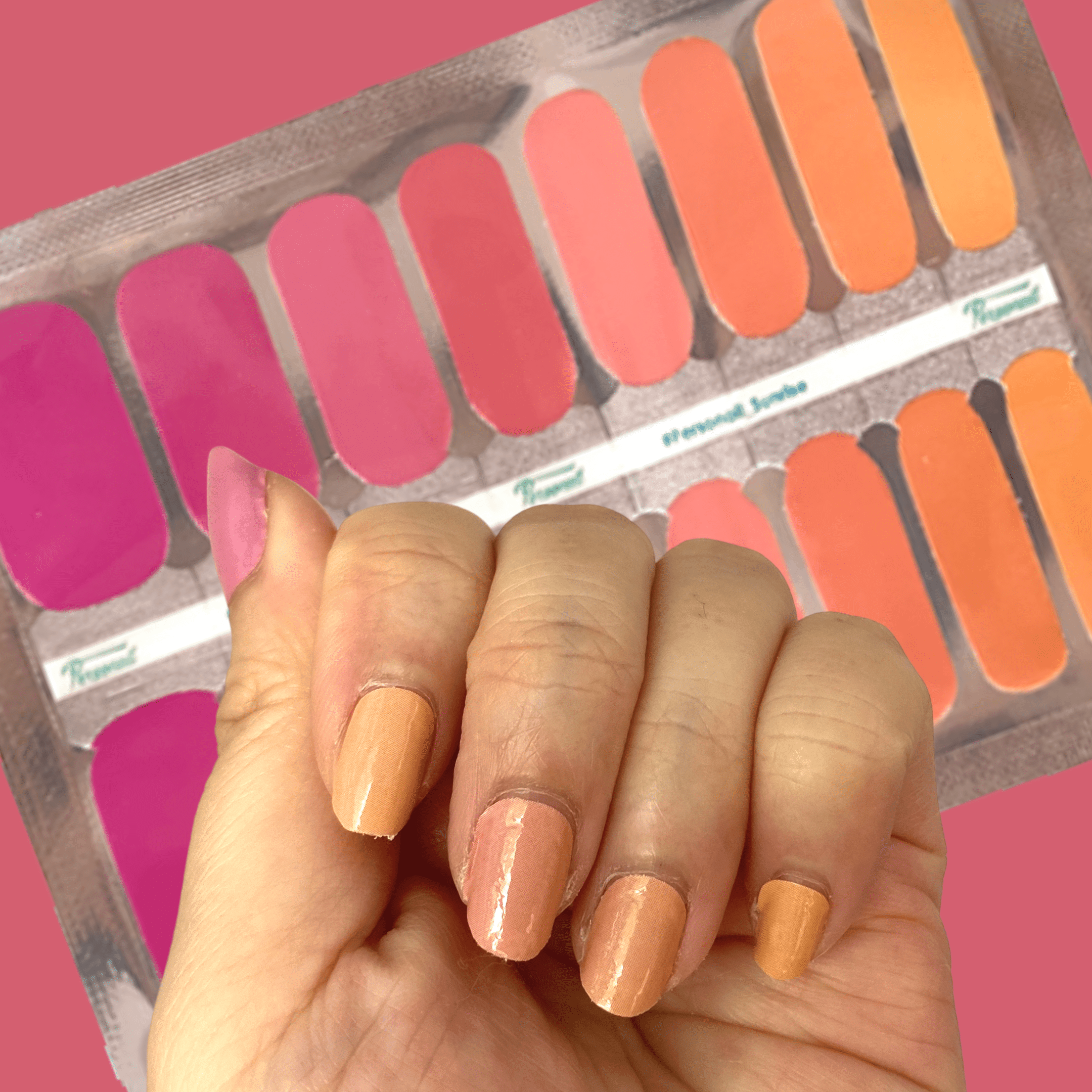 Personail Nail Wraps Sunrise