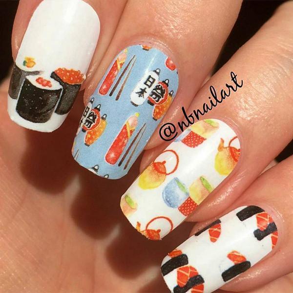 Personail Nail Wraps Sushi by Jess The Chen
