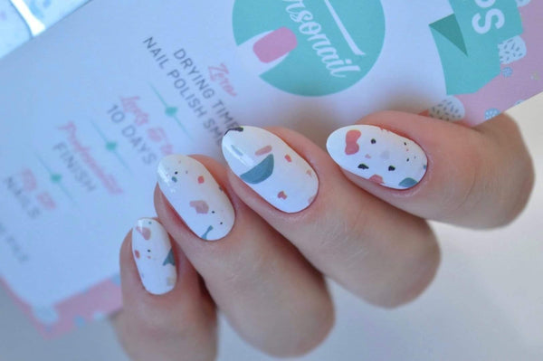 Personail Nail Wraps Terrazzo