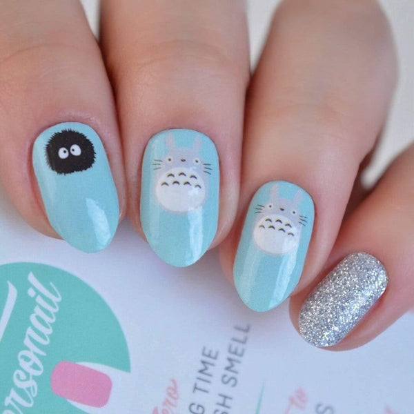 Personail Nail Wraps Totoro