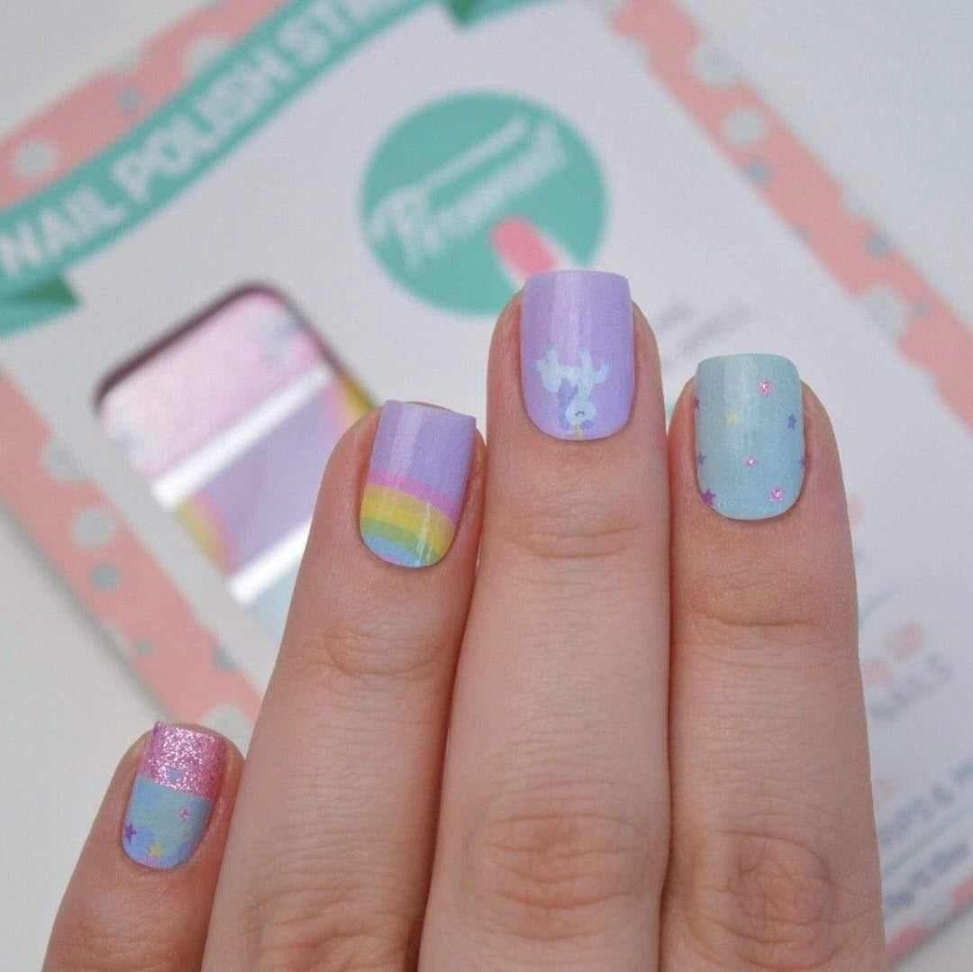 Personail Nail Wraps Unicorn