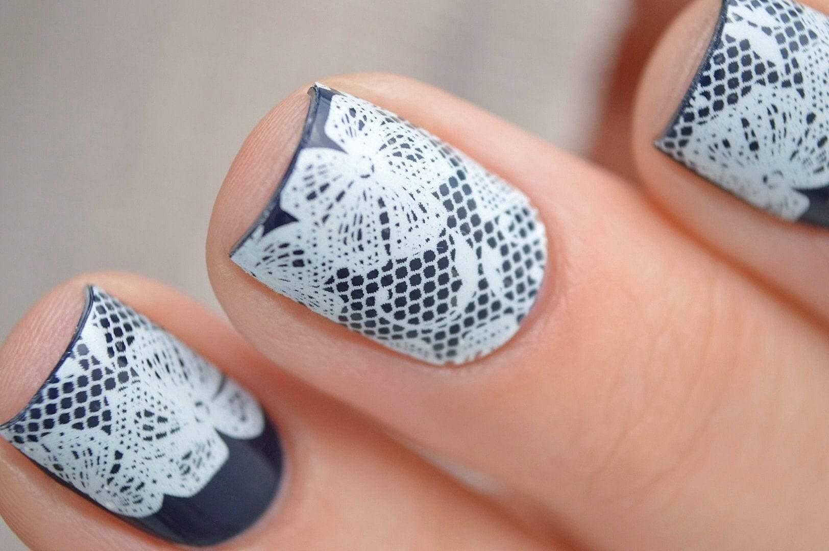 Personail Nail Wraps Victoria White (Transparent)