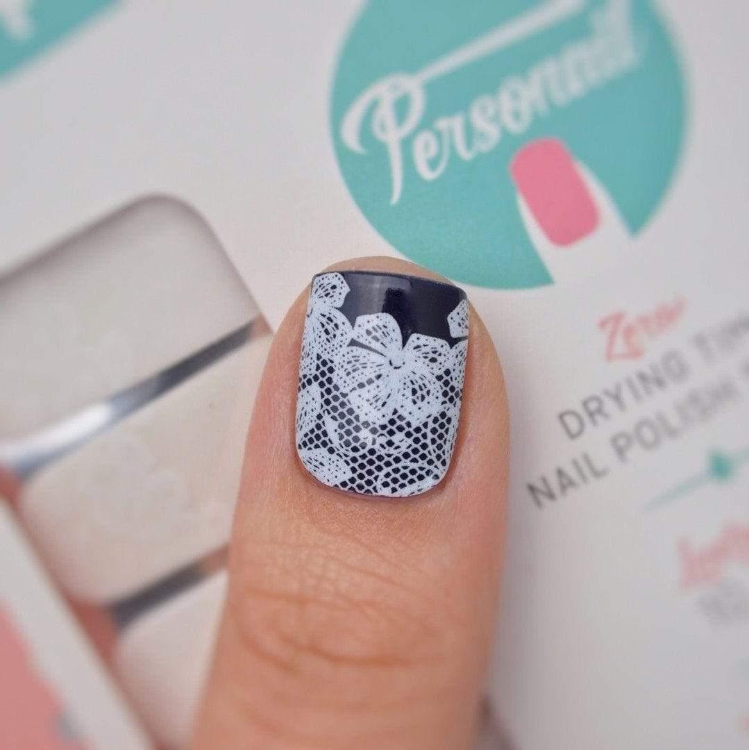 Personail Nail Wraps Victoria White (Transparent)