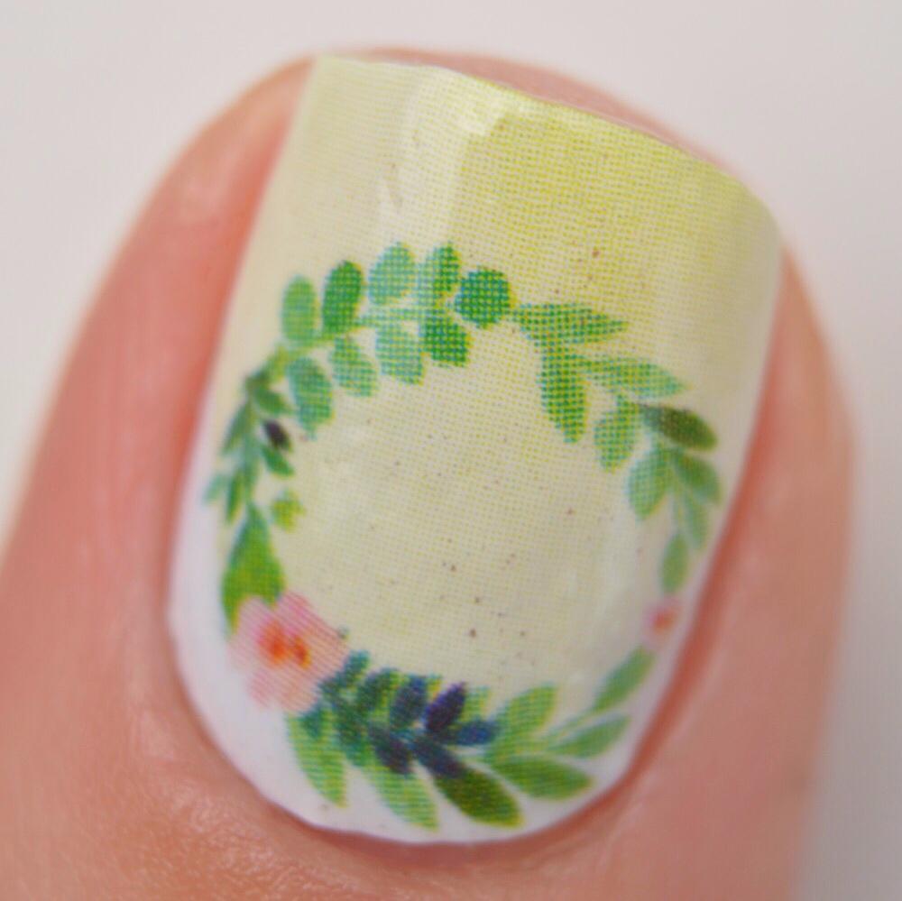 Personail Nail Wraps Watercolour Flower