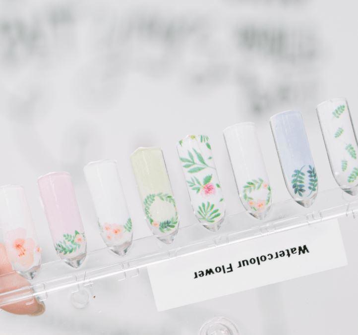 Personail Nail Wraps Watercolour Flower