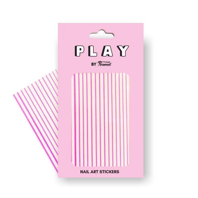 Personail Play Stickers Line Up Neon Pink