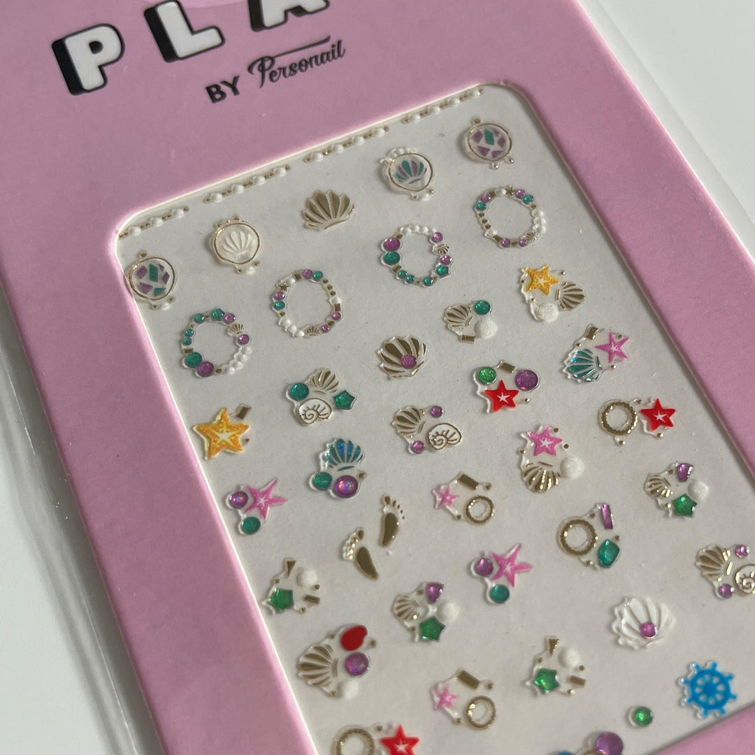 Seashell PLAY Nail Art Sticker