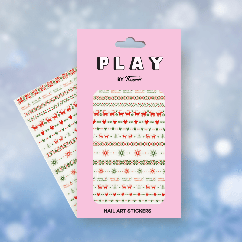 St Nicholas PLAY Nail Art Sticker
