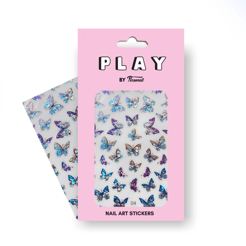 Butterfly Crystal PLAY Nail Art Sticker