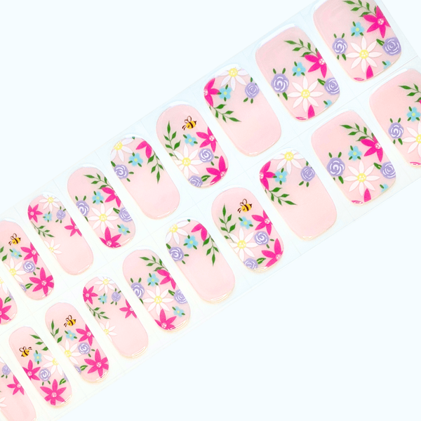 PREORDER 16/6 DISPATCH Flower | Super Jellies DIY Hard Semi Cured Gel Nail Wraps