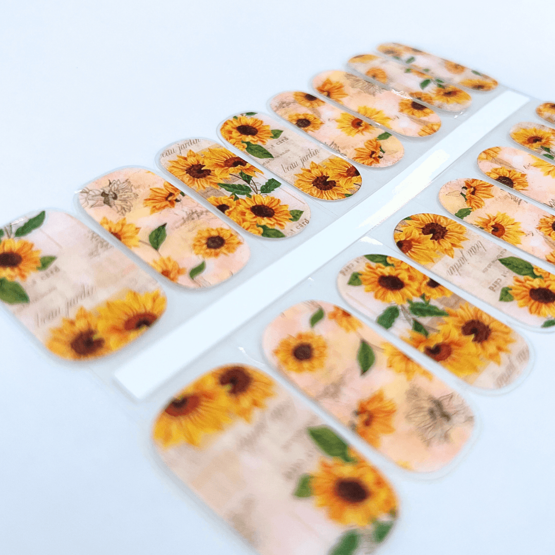 Sunflower | Jellies DIY Soft Semi Cured Gel Nail Wraps