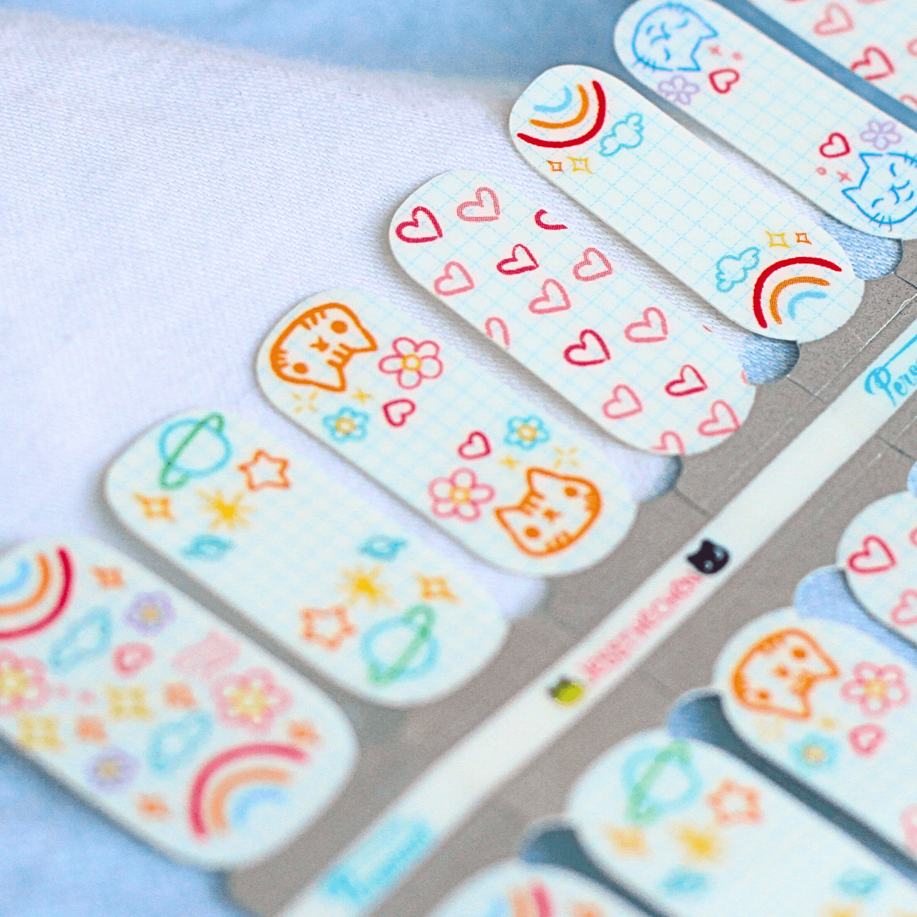 Doodles | Jess The Chen Collab Nail Polish Wrap