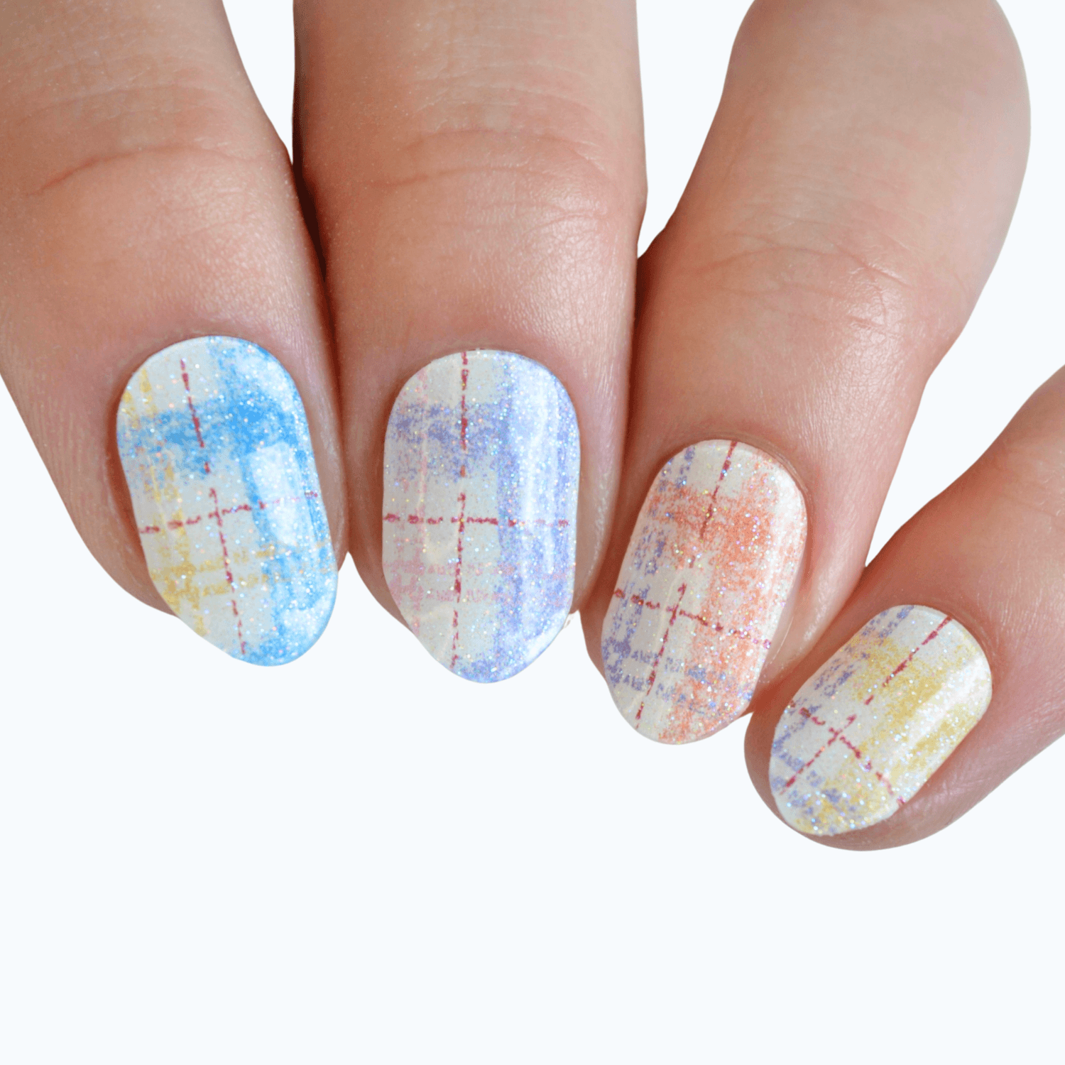 Plaid | Super Jellies DIY Hard Semi Cured Gel Nail Wraps