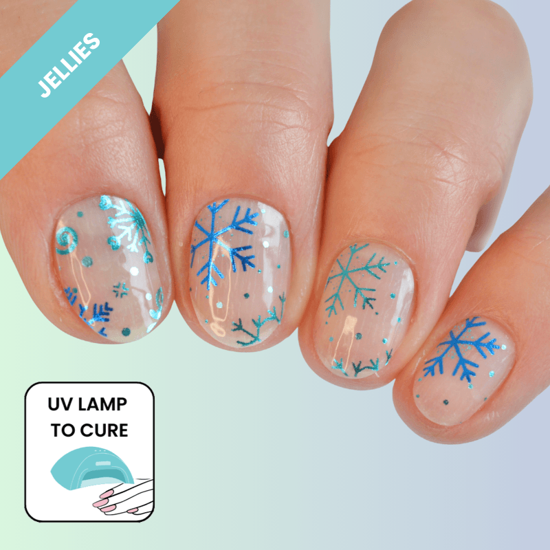 Winter's Here | Jellies DIY Soft Semi Cured Gel Nail Wraps