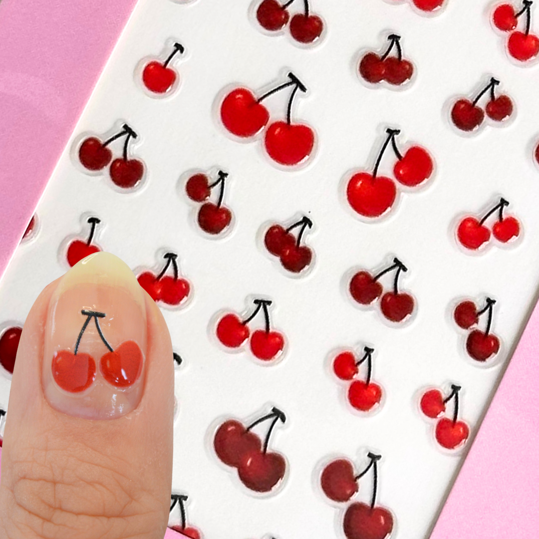 Sweet Cherry PLAY Nail Art Sticker