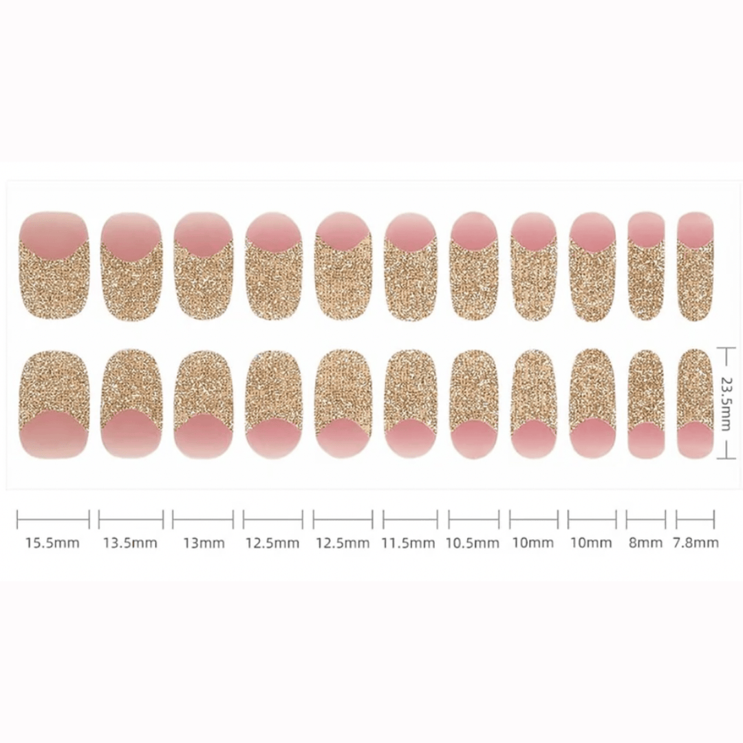 Goldie | NO Cure Gel Nail Wraps