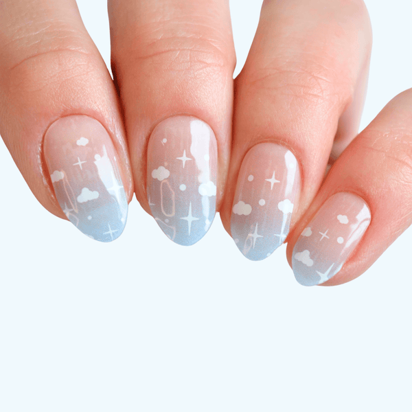 Cloudy Day | Super Jellies DIY Hard Semi Cured Gel Nail Wraps