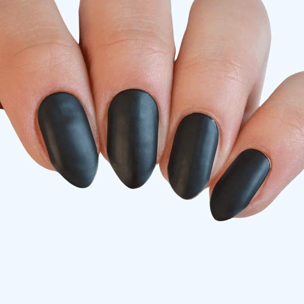 Matte Black | Super Jellies DIY Hard Semi Cured Gel Nail Wraps