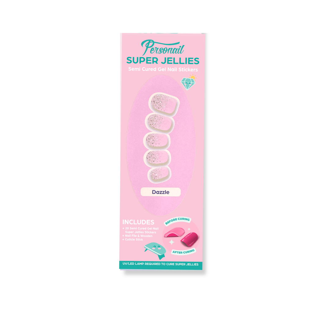 Dazzle | Secret Garden Super Jellies DIY Hard Semi Cured Gel Nail Wraps