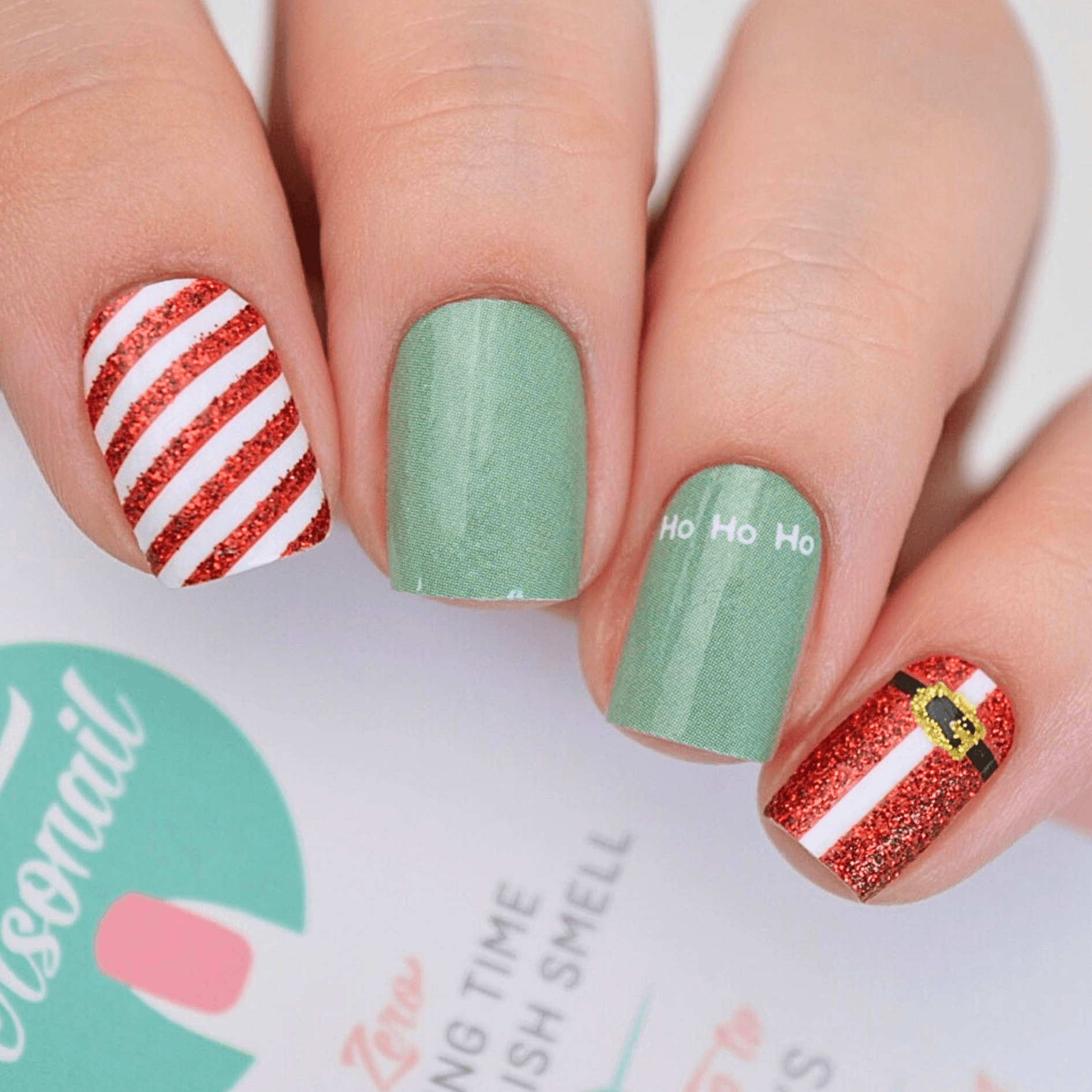 KIDS Santa | Nail Polish Wraps
