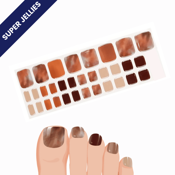 (Pedi/Toes) Vogue Semi Cured Gel Nail Wraps