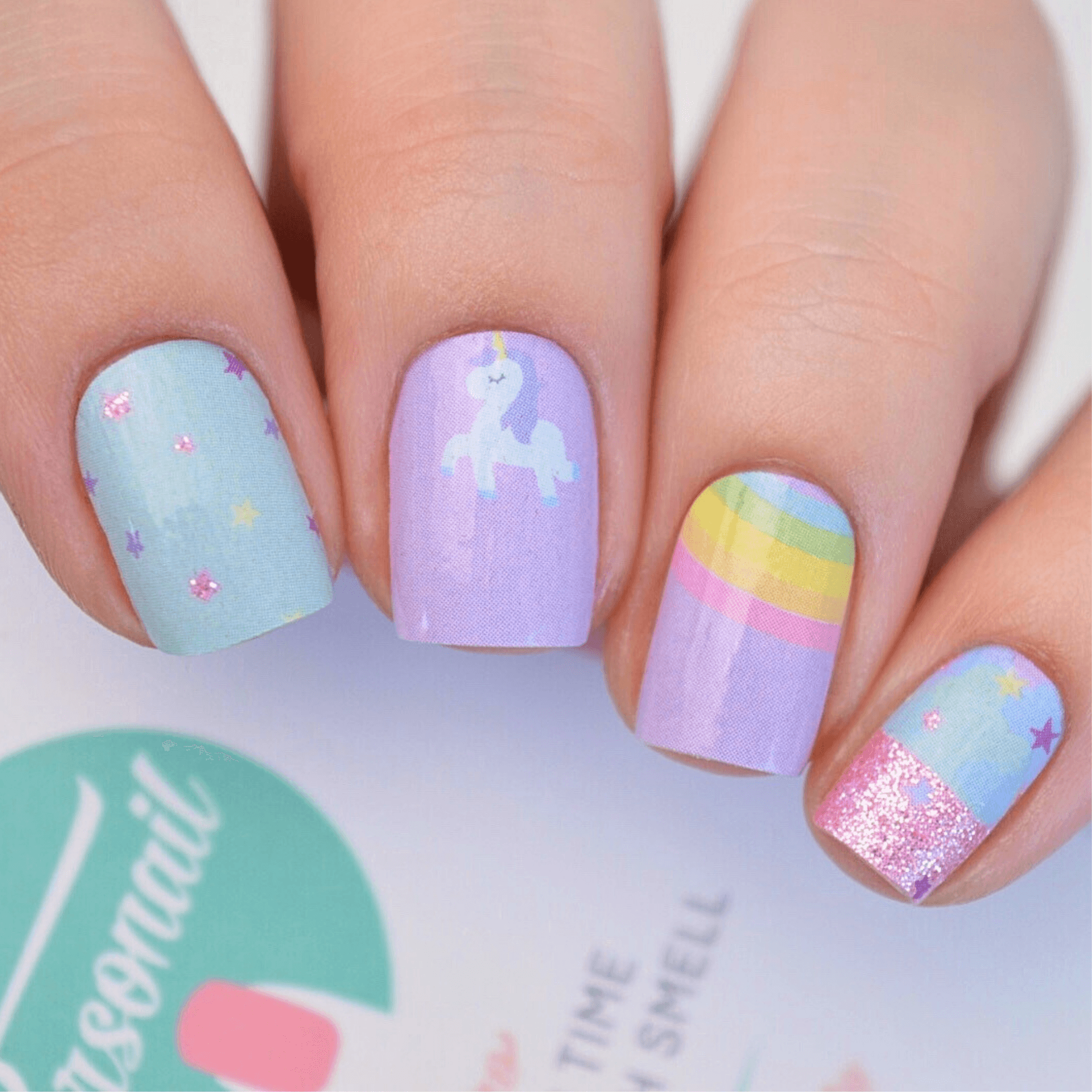 KIDS Unicorn | Nail Polish Wraps