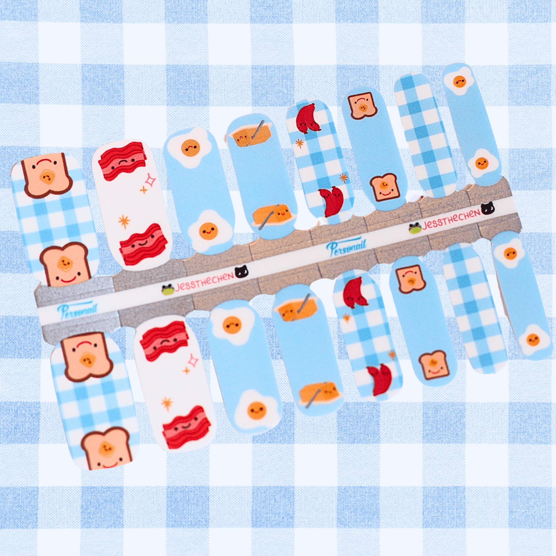 Breakfast | Jess The Chen Collab Nail Polish Wrap