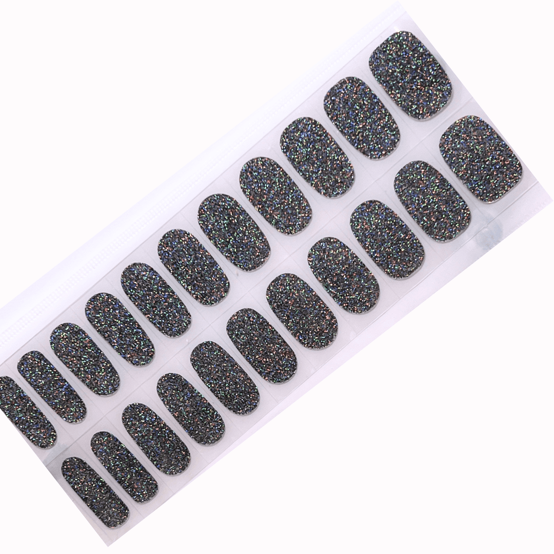 Ebony | NO Cure Gel Nail Wraps