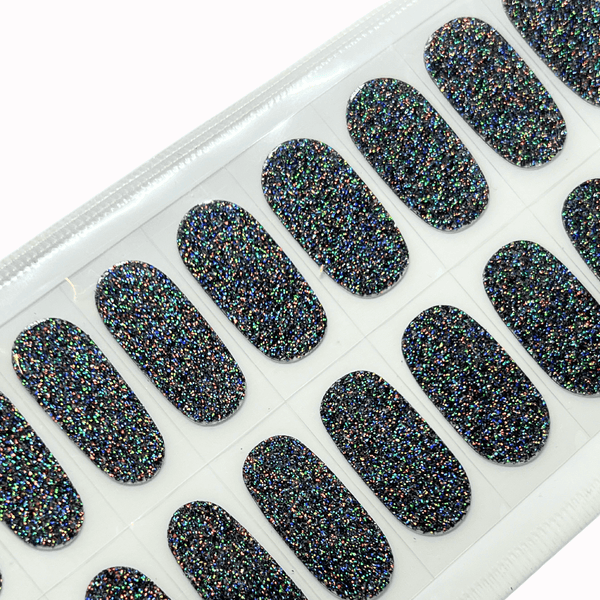 Ebony | NO Cure Gel Nail Wraps