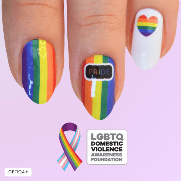 LGBTQIA+ Nail Wrap ($2 of every order to charity)